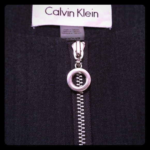 NWT Calvin Klein Zip-Up Blazer - Picture 6 of 8